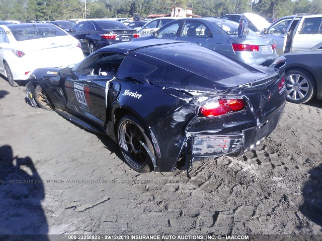 1G1YV2D77H5112924 - 2017 CHEVROLET CORVETTE GRAND SPORT/1LT BLACK photo 3