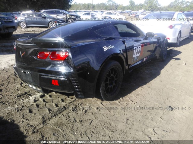 1G1YV2D77H5112924 - 2017 CHEVROLET CORVETTE GRAND SPORT/1LT BLACK photo 4