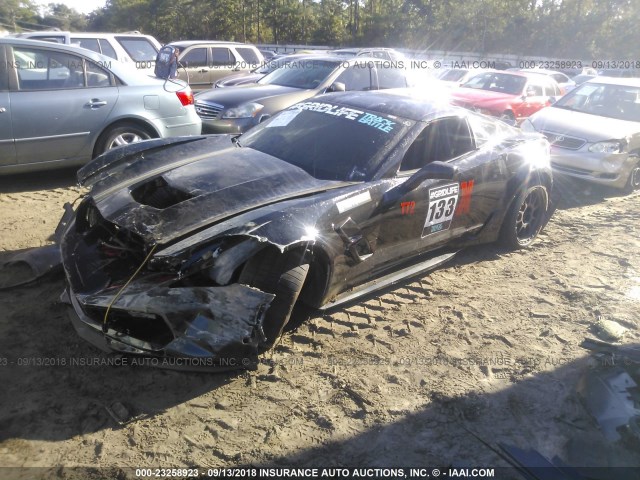 1G1YV2D77H5112924 - 2017 CHEVROLET CORVETTE GRAND SPORT/1LT BLACK photo 6