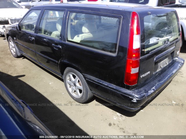 YV1LW56D2Y2663700 - 2000 VOLVO V70 GLT BLACK photo 3