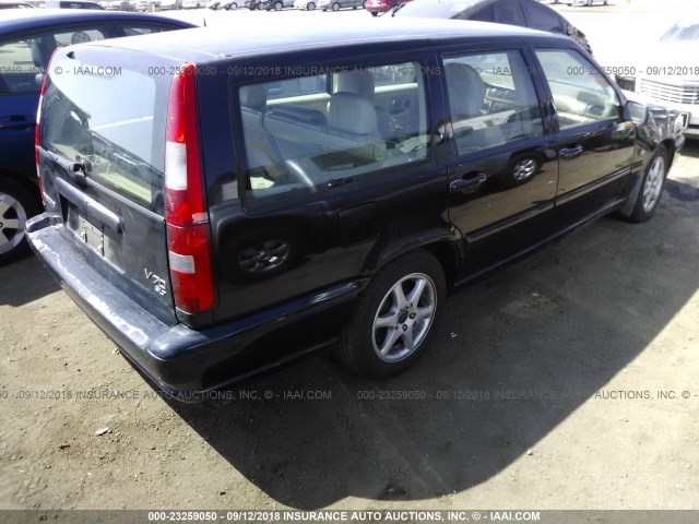 YV1LW56D2Y2663700 - 2000 VOLVO V70 GLT BLACK photo 4