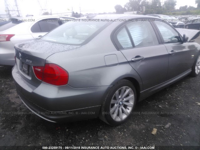 WBAPK5C52BA660614 - 2011 BMW 328 XI SULEV GRAY photo 4