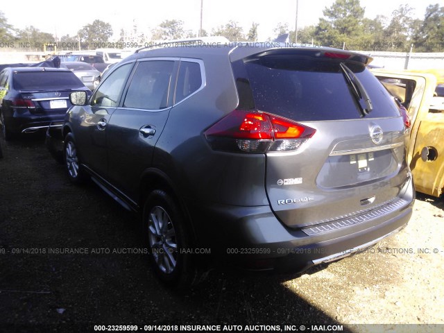 JN8AT2MT8JW469304 - 2018 NISSAN ROGUE S/SL/SV GRAY photo 3