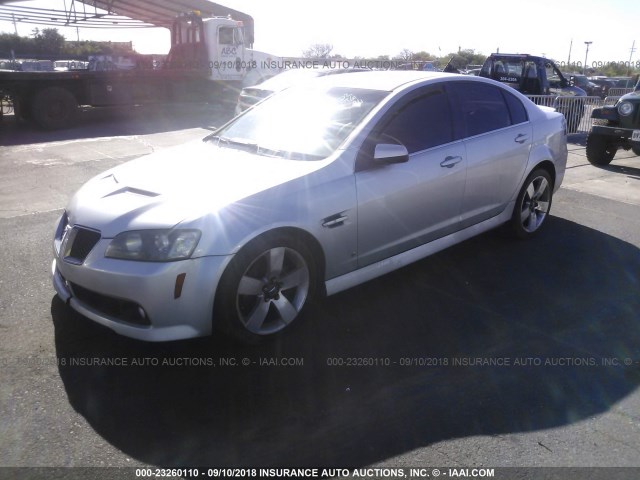 6G2EC57Y99L217085 - 2009 PONTIAC G8 GT SILVER photo 2