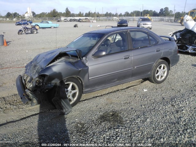 3N1BB51DX1L114225 - 2001 NISSAN SENTRA SE GRAY photo 2