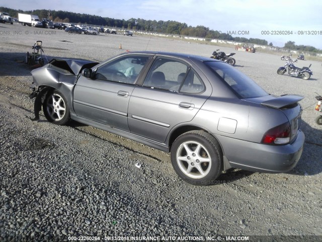 3N1BB51DX1L114225 - 2001 NISSAN SENTRA SE GRAY photo 3