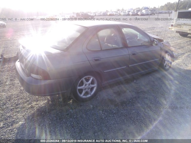 3N1BB51DX1L114225 - 2001 NISSAN SENTRA SE GRAY photo 4