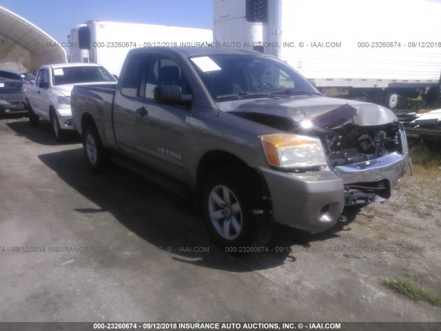 1N6BA06C39N304637 - 2009 NISSAN TITAN XE/SE/LE/PRO-4X TAN photo 1