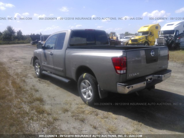 1N6BA06C39N304637 - 2009 NISSAN TITAN XE/SE/LE/PRO-4X TAN photo 3