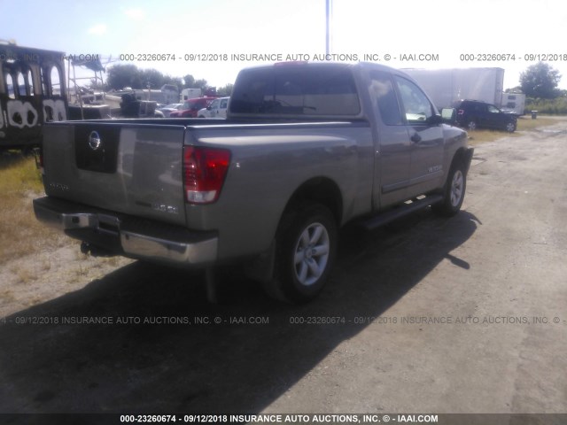 1N6BA06C39N304637 - 2009 NISSAN TITAN XE/SE/LE/PRO-4X TAN photo 4