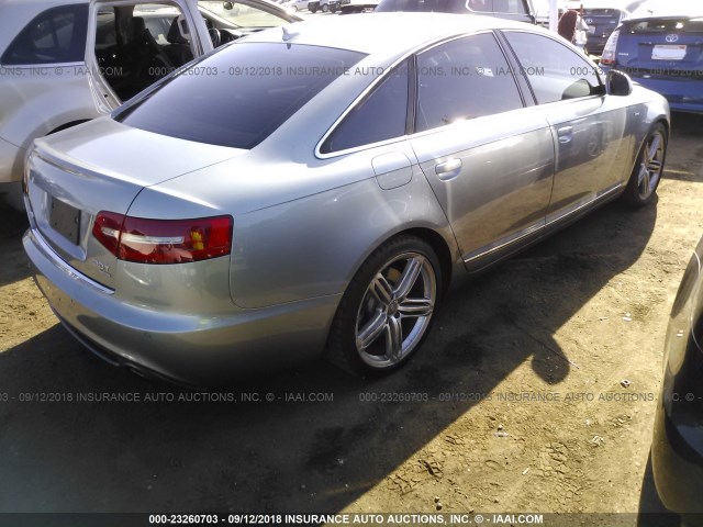 WAUFGAFB6BN011253 - 2011 AUDI A6 PREMIUM PLUS GRAY photo 4