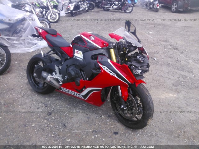 JH2SC7705HK000792 - 2017 HONDA CBR1000 RR RED photo 1