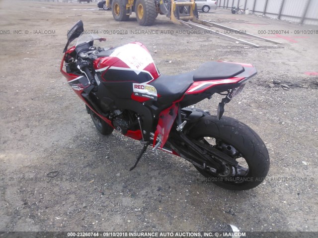 JH2SC7705HK000792 - 2017 HONDA CBR1000 RR RED photo 3