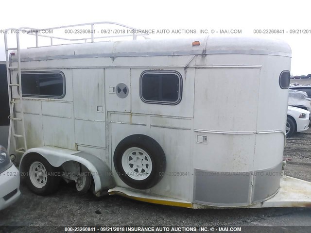 11WDH1320MW176080 - 1991 WEST HORSE TRAILER  WHITE photo 7