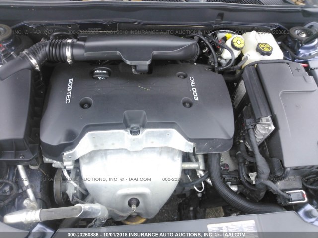 1G11C5SLXFF277592 - 2015 CHEVROLET MALIBU 1LT BLUE photo 10