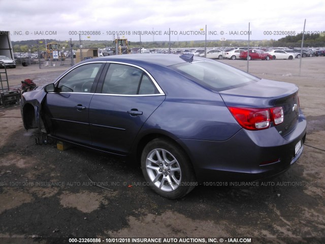 1G11C5SLXFF277592 - 2015 CHEVROLET MALIBU 1LT BLUE photo 3