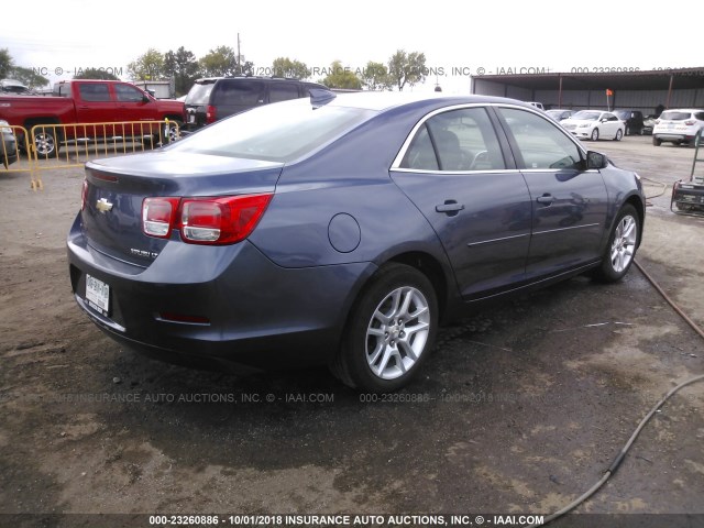 1G11C5SLXFF277592 - 2015 CHEVROLET MALIBU 1LT BLUE photo 4