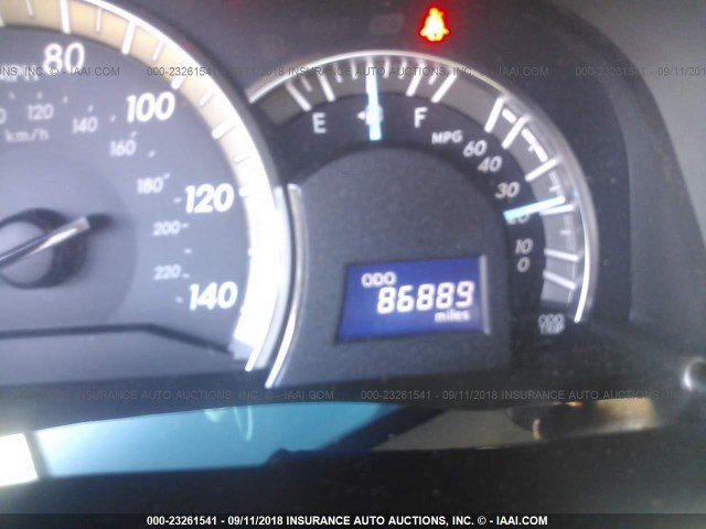 4T1BF1FKXCU635239 - 2012 TOYOTA CAMRY SE/LE/XLE RED photo 7