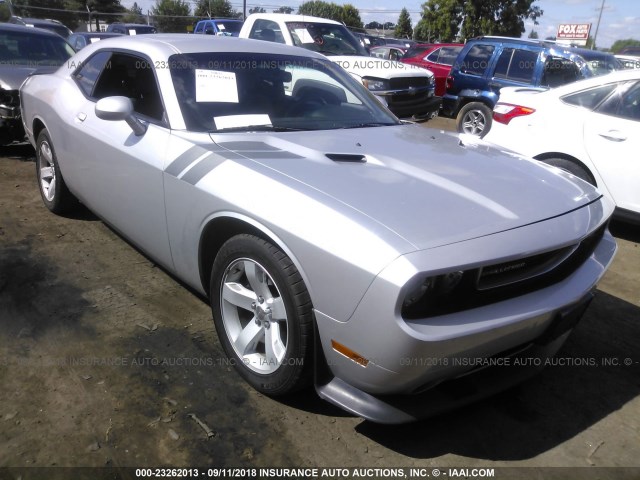 2C3CDYAG2CH293822 - 2012 DODGE CHALLENGER SXT SILVER photo 1