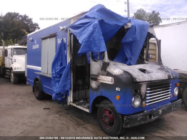 1FCJE39H9HHB43834 - 1987 FORD ECONOLINE E350 COMM STRIPPEDCHASSIS BLUE photo 1
