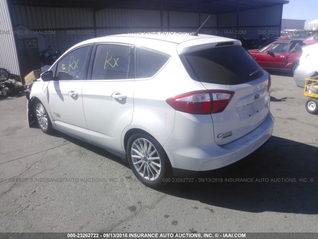 1FADP5CU4FL100270 - 2015 FORD C-MAX PREMIUM SEL WHITE photo 3