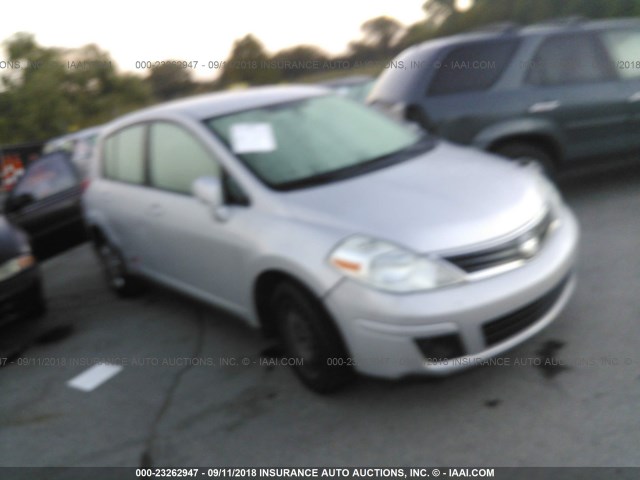 3N1BC1CP2CK237569 - 2012 NISSAN VERSA S/SL SILVER photo 1