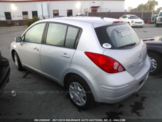 3N1BC1CP2CK237569 - 2012 NISSAN VERSA S/SL SILVER photo 3