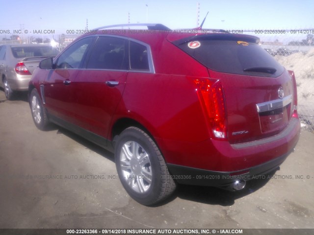 3GYFNGE33DS561843 - 2013 CADILLAC SRX LUXURY COLLECTION RED photo 3