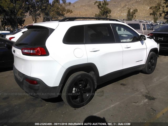 1C4PJLDB3GW308327 - 2016 JEEP CHEROKEE LIMITED WHITE photo 4