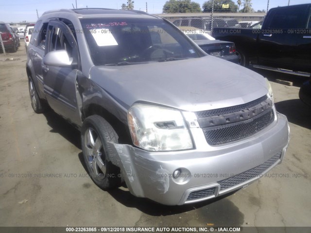 2CNDL937086298814 - 2008 CHEVROLET EQUINOX SPORT GRAY photo 1