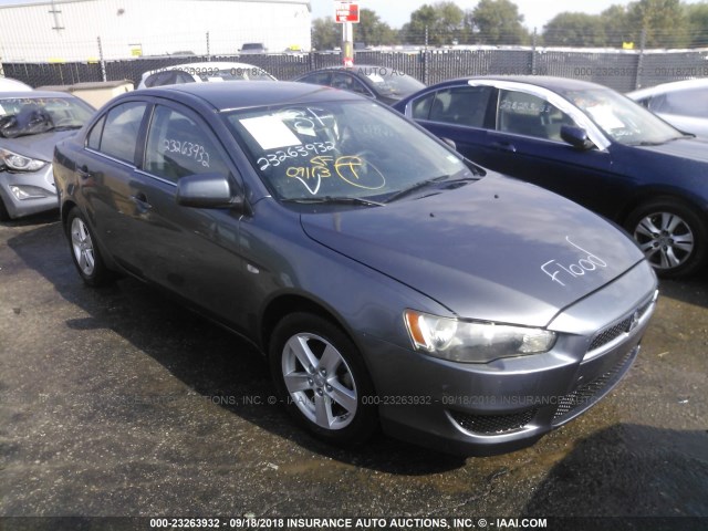 JA3AU26U48U046433 - 2008 MITSUBISHI LANCER ES GRAY photo 1