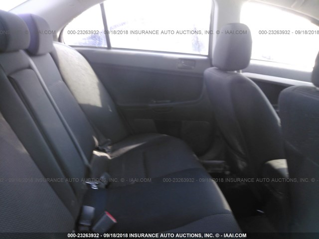 JA3AU26U48U046433 - 2008 MITSUBISHI LANCER ES GRAY photo 8