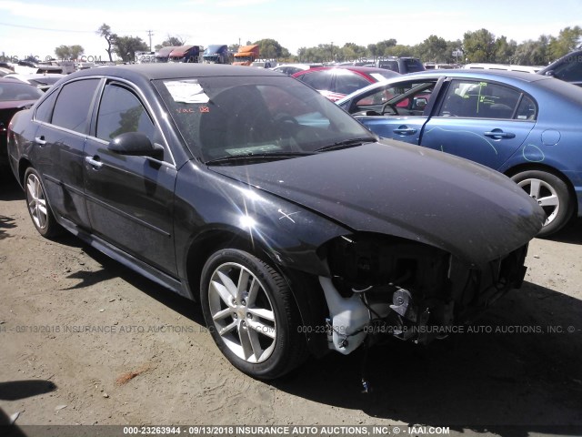 2G1WC5E34C1170641 - 2012 CHEVROLET IMPALA LTZ BLACK photo 1