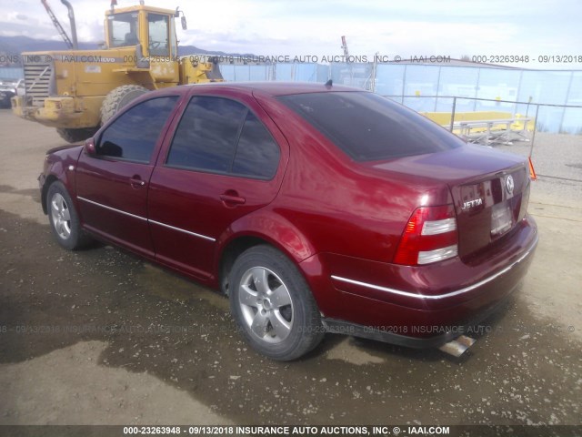 3VWSR69M84M071289 - 2004 VOLKSWAGEN JETTA GLS TDI MAROON photo 3