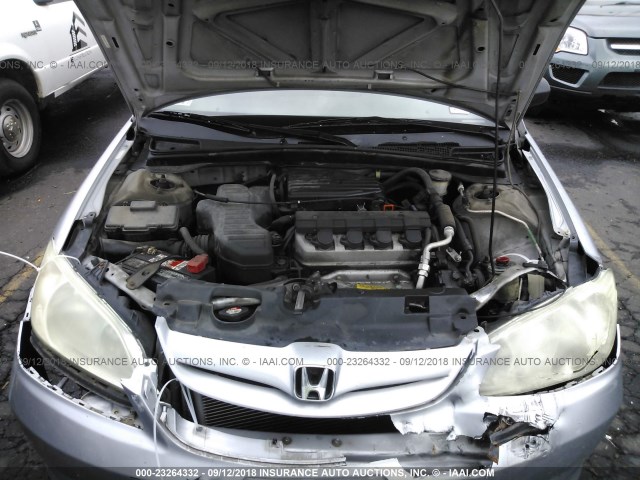 2HGES16345H547638 - 2005 HONDA CIVIC DX VP Gümüş foto 10