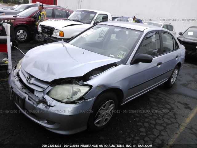 2HGES16345H547638 - 2005 HONDA CIVIC DX VP Gümüş foto 2