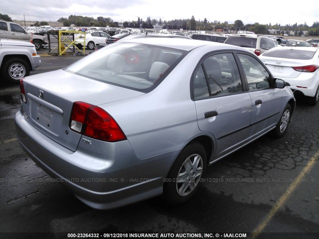 2HGES16345H547638 - 2005 HONDA CIVIC DX VP Gümüş foto 4