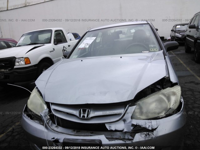 2HGES16345H547638 - 2005 HONDA CIVIC DX VP Gümüş foto 6