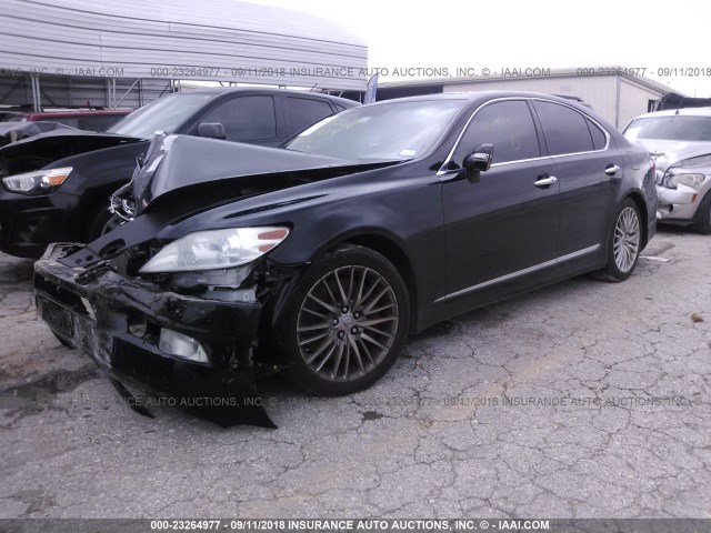 JTHBL5EF4C5111022 - 2012 LEXUS LS 460 BLACK photo 2