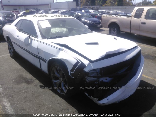 2C3CDZAG8HH598481 - 2017 DODGE CHALLENGER SXT WHITE photo 1