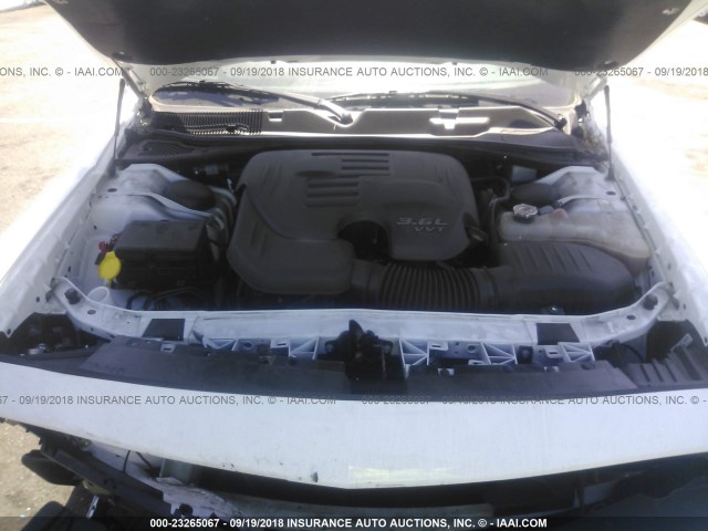 2C3CDZAG8HH598481 - 2017 DODGE CHALLENGER SXT WHITE photo 10