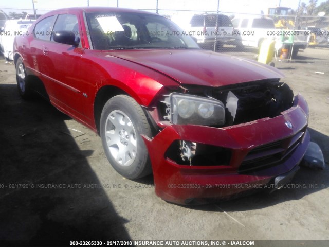 2B3KA43G36H317203 - 2006 DODGE CHARGER SE/SXT RED photo 1