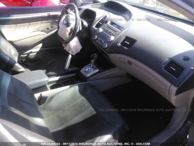 JHMFA3F24AS004137 - 2010 HONDA CIVIC HYBRID GRAY photo 5