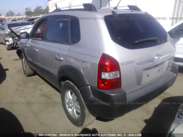 KM8JN72D46U375658 - 2006 HYUNDAI TUCSON GLS/LIMITED 银色 照片 3