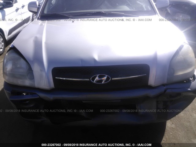 KM8JN72D46U375658 - 2006 HYUNDAI TUCSON GLS/LIMITED 银色 照片 6