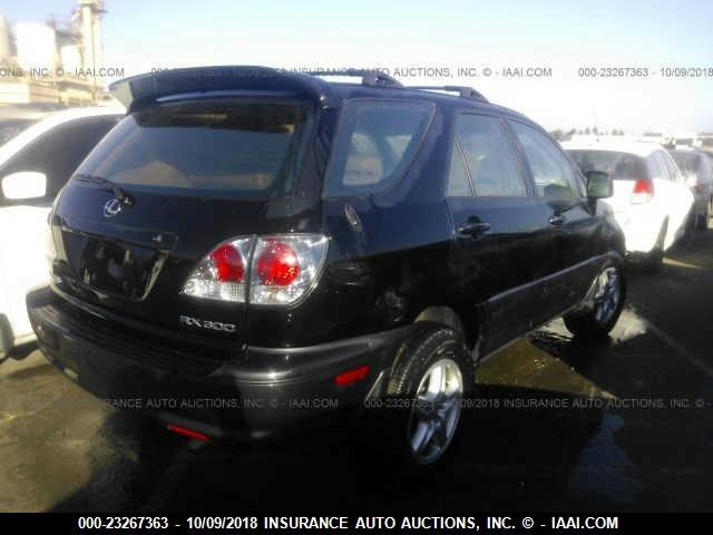 JTJHF10U510189138 - 2001 LEXUS RX 300 BLACK photo 4