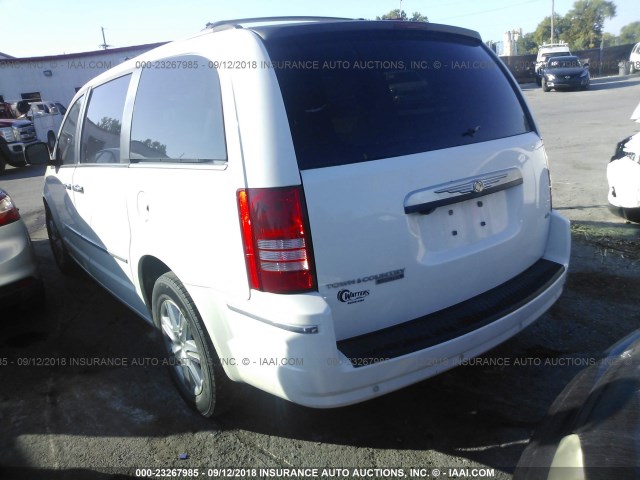 2A8HR64X08R615192 - 2008 CHRYSLER TOWN & COUNTRY LIMITED WHITE photo 3