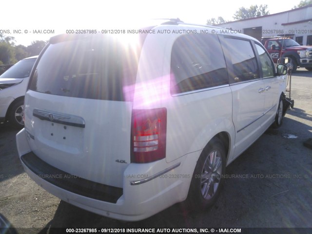 2A8HR64X08R615192 - 2008 CHRYSLER TOWN & COUNTRY LIMITED WHITE photo 4