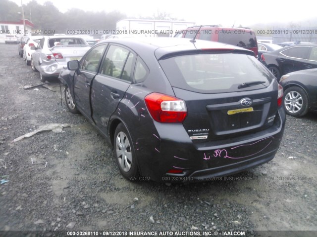 JF1GPAA65DH856250 - 2013 SUBARU IMPREZA GRAY photo 3