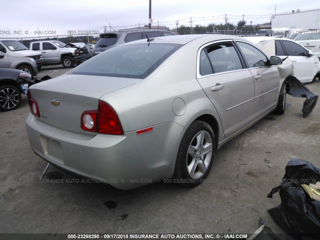 1G1ZB5E13BF388124 - 2011 CHEVROLET MALIBU LS 棕色 照片 4